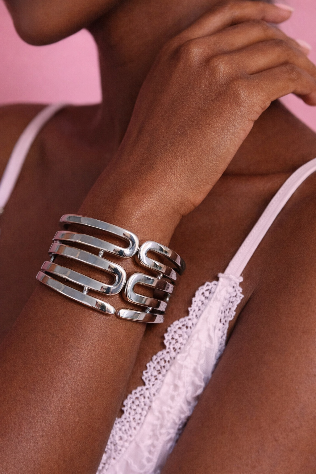 Infinity Sculpt Cuff Bracelet