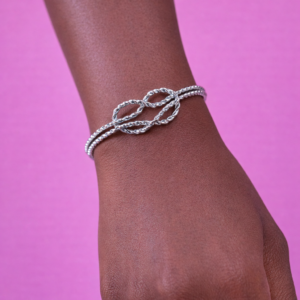 Gold and Silver Infinity Link Cuff