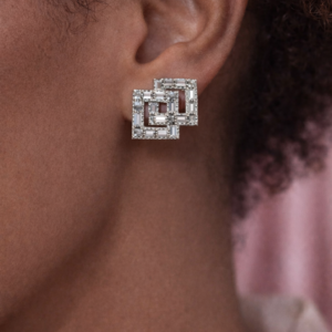 Modern Radiance Square Earrings