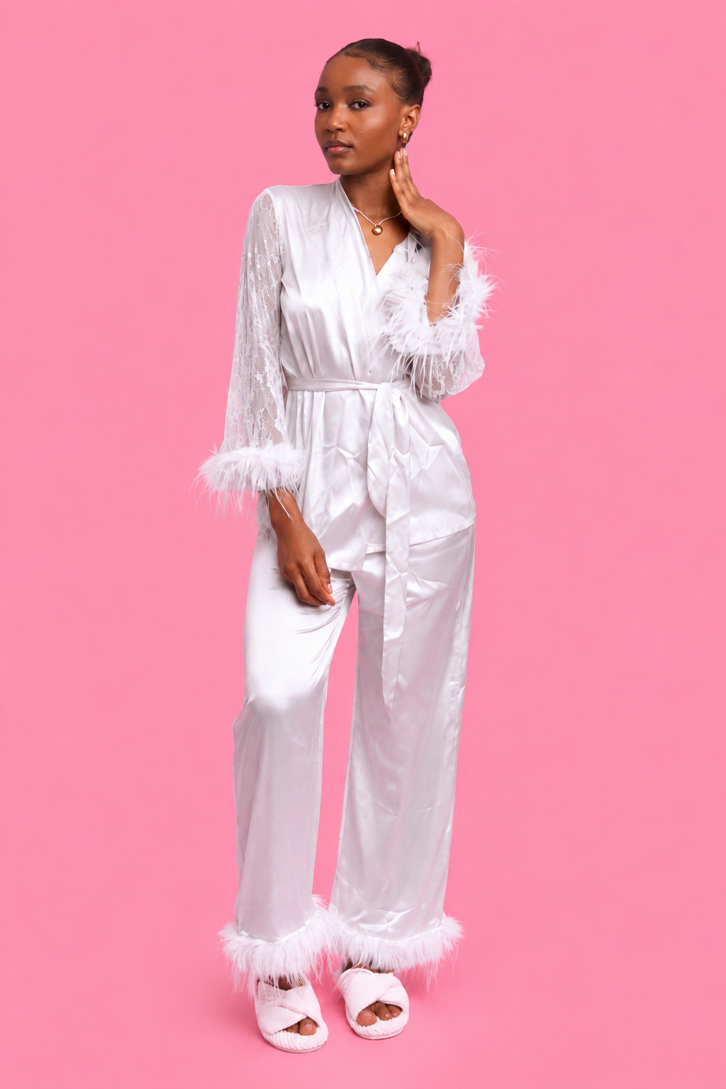 Feather Luxe Night Set