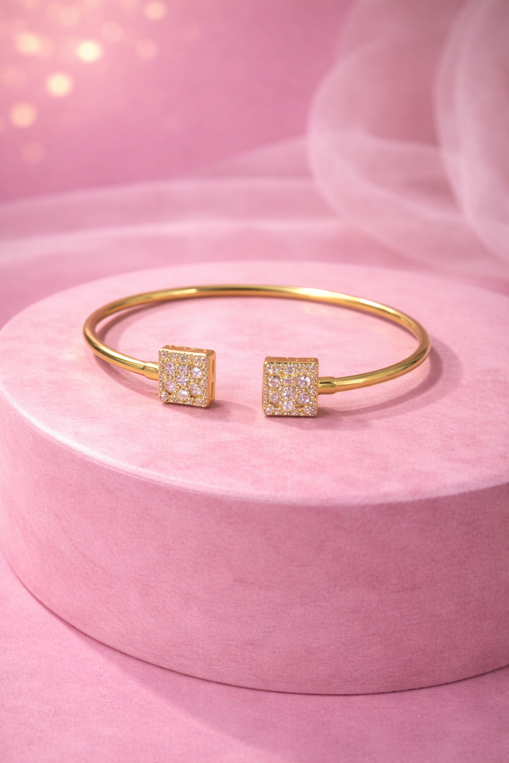 Radiance Crystal Open Cuff