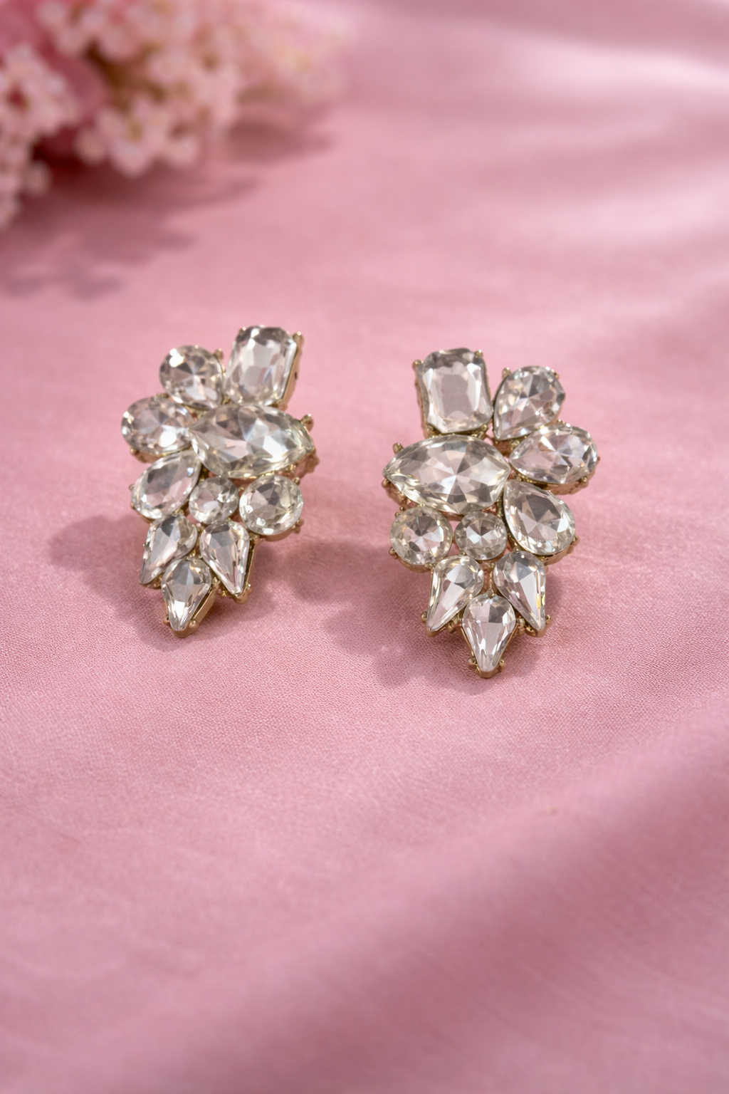 Crystal Blossom Luxe Earrings