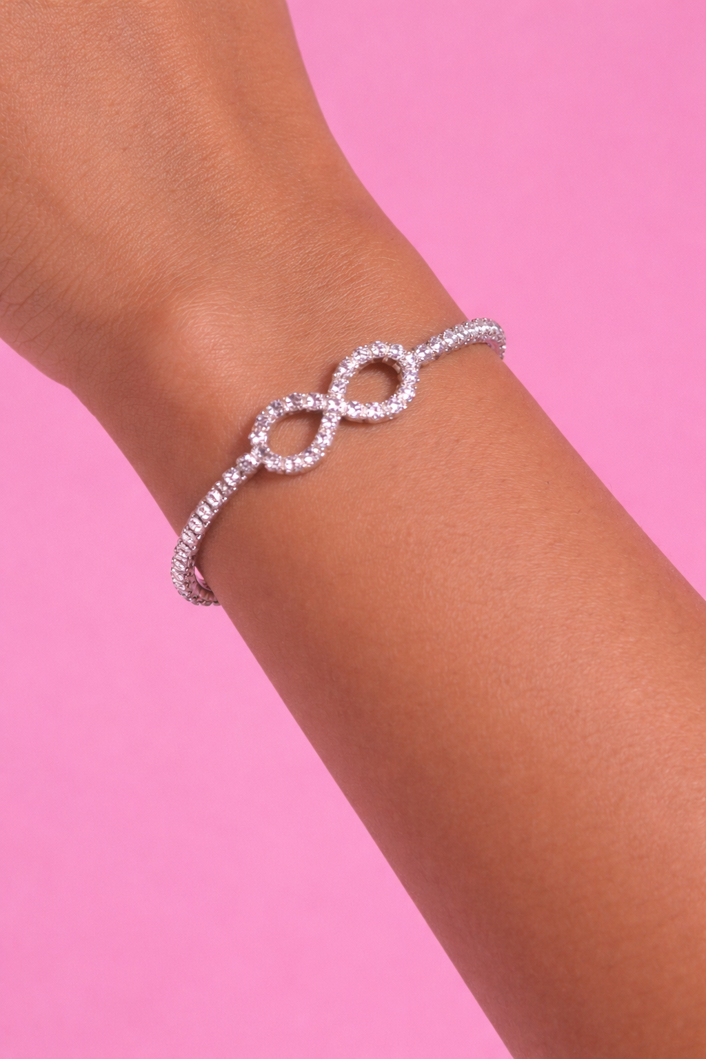 Infinity Halo Bracelet