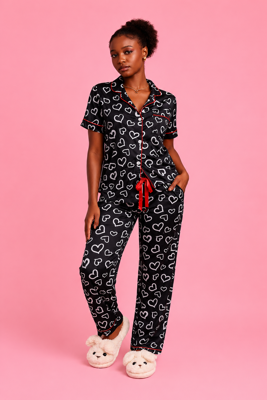 Midnight Love Pajama Set