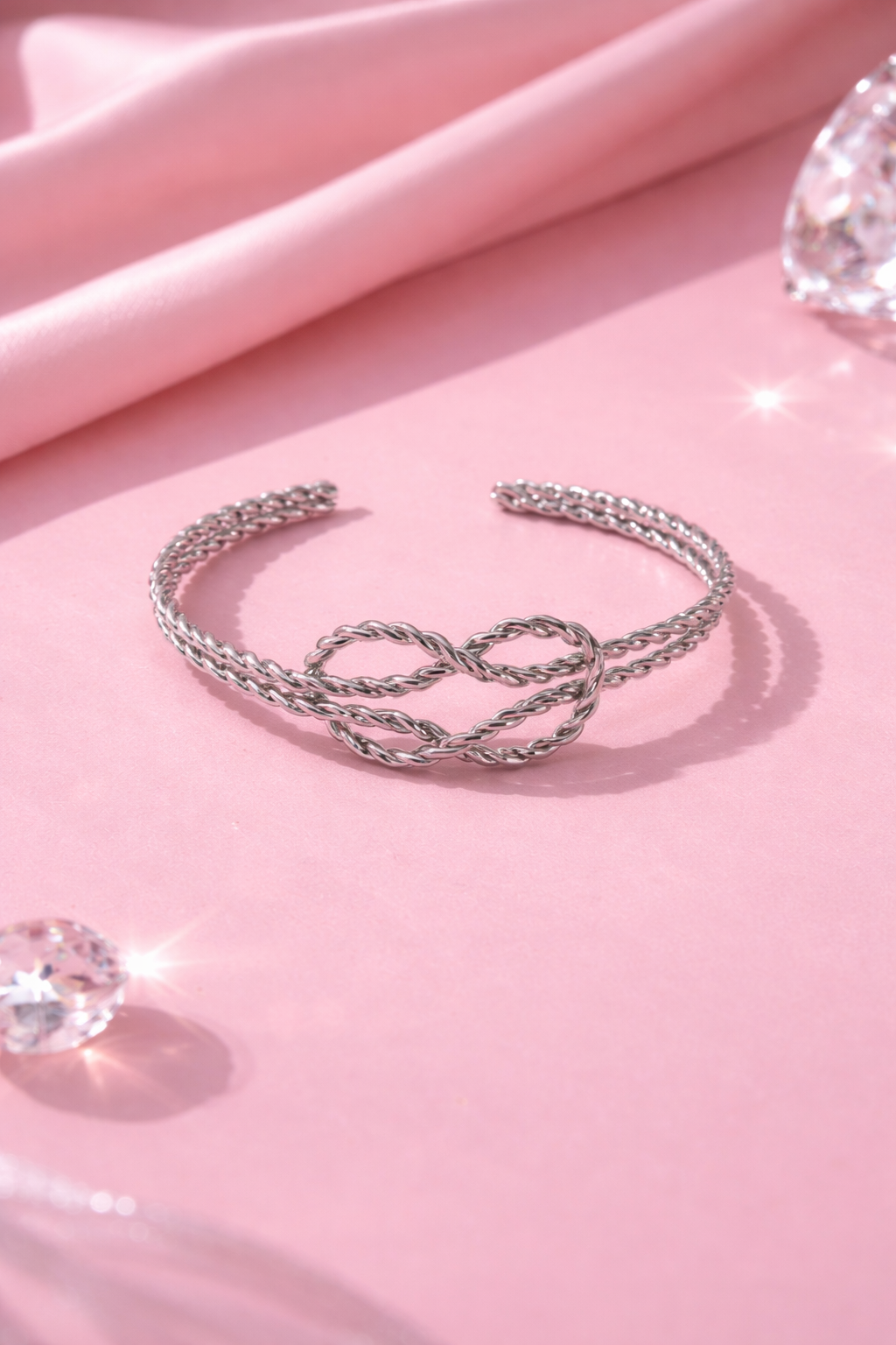 Gold and Silver Infinity Link Cuff