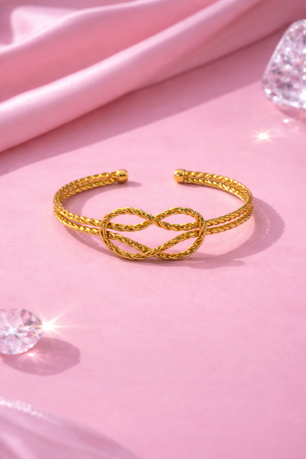 Gold and Silver Infinity Link Cuff