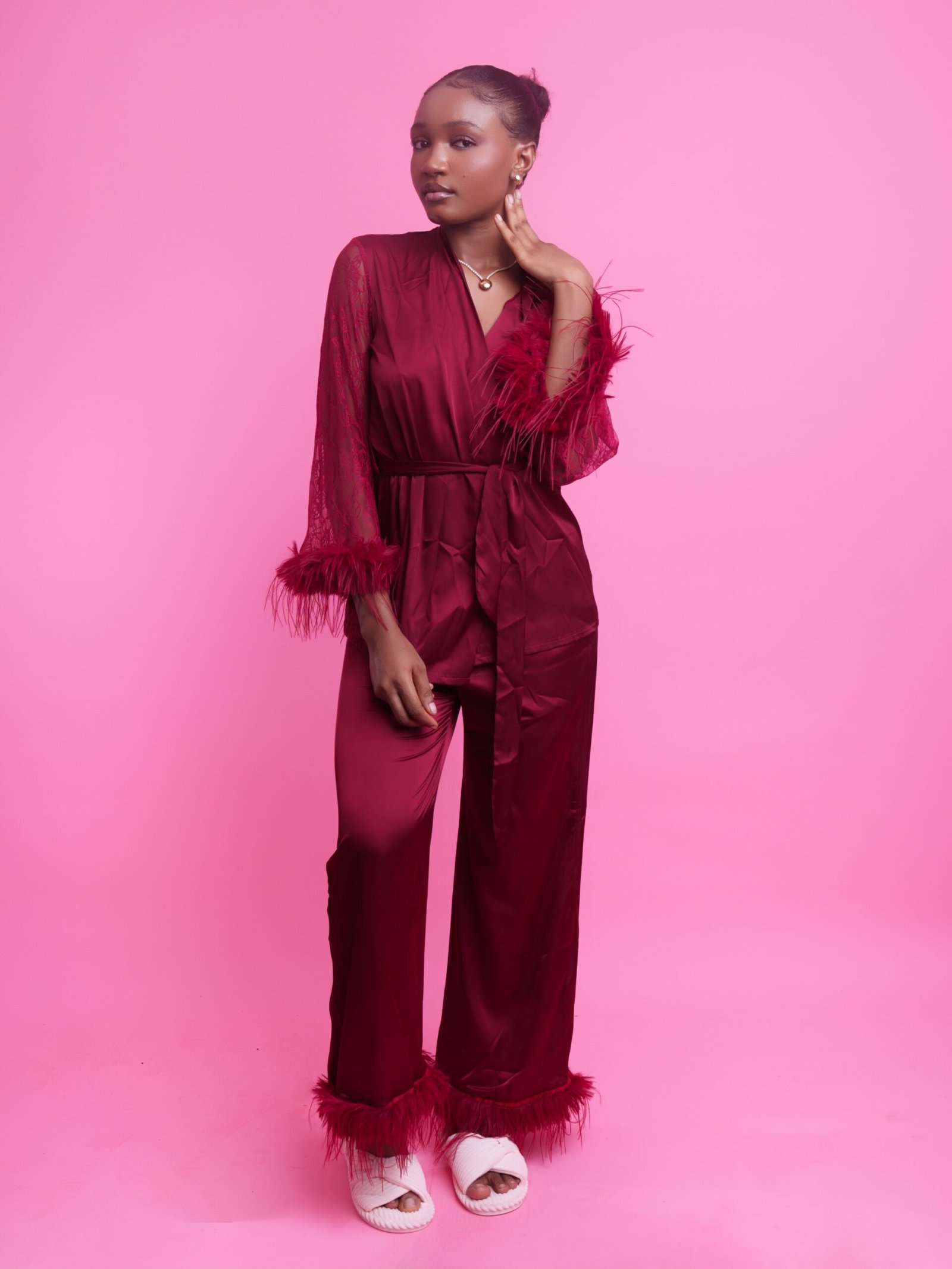 Feather Luxe Night Set