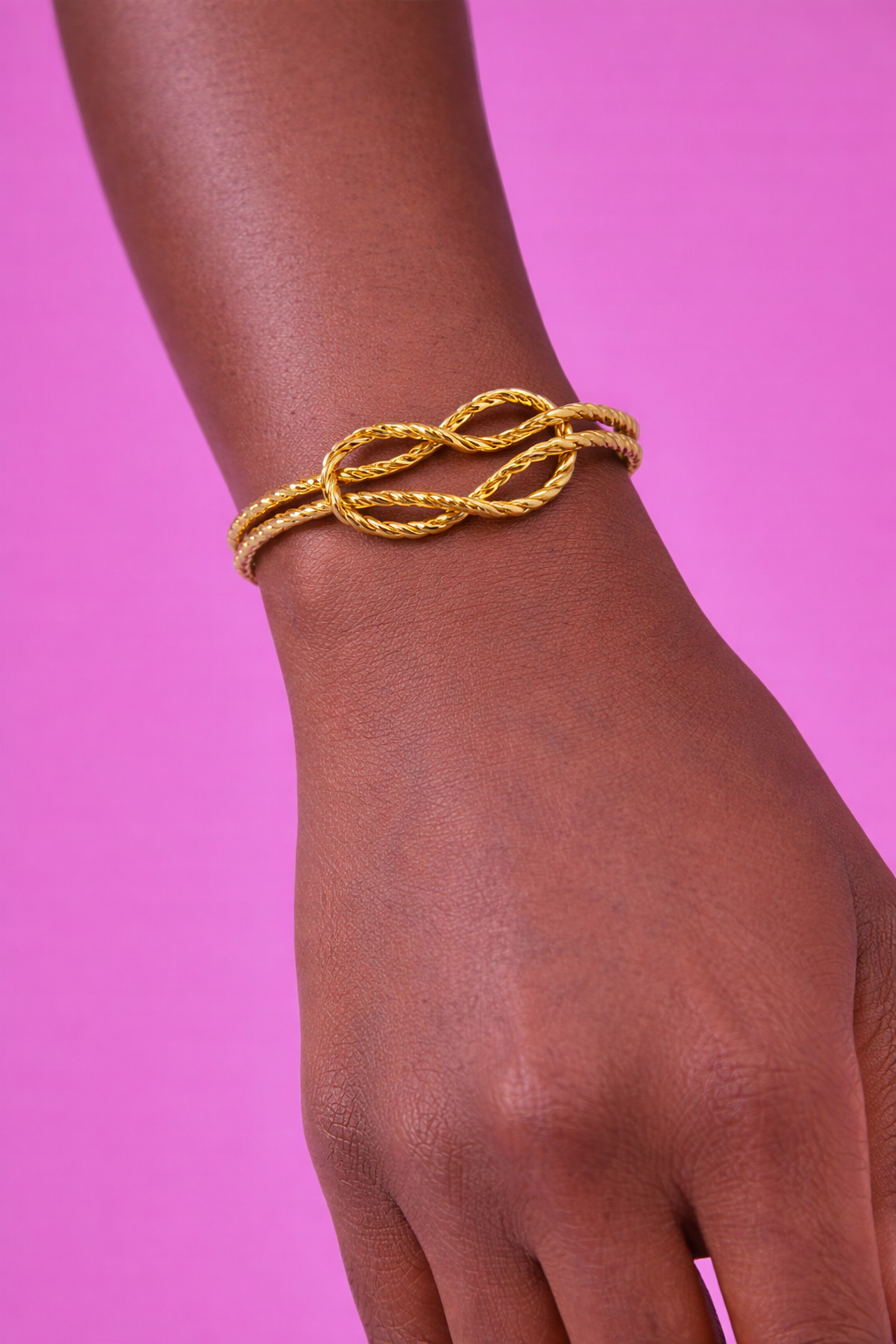 Gold and Silver Infinity Link Cuff