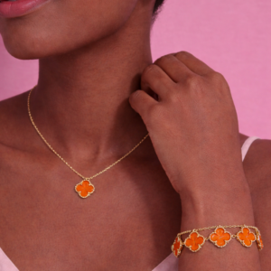 Emerald and sunset Clover Luxury Set