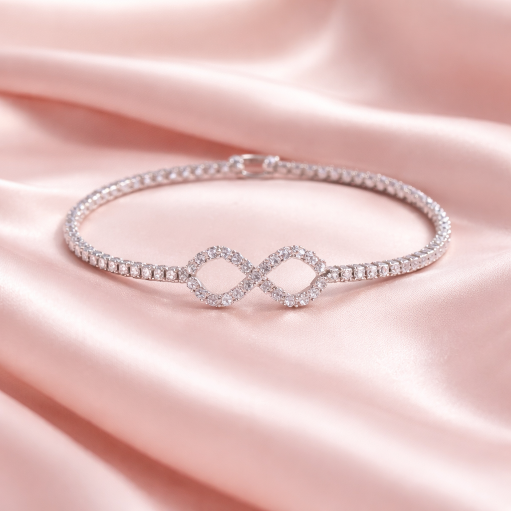 Infinity Halo Bracelet