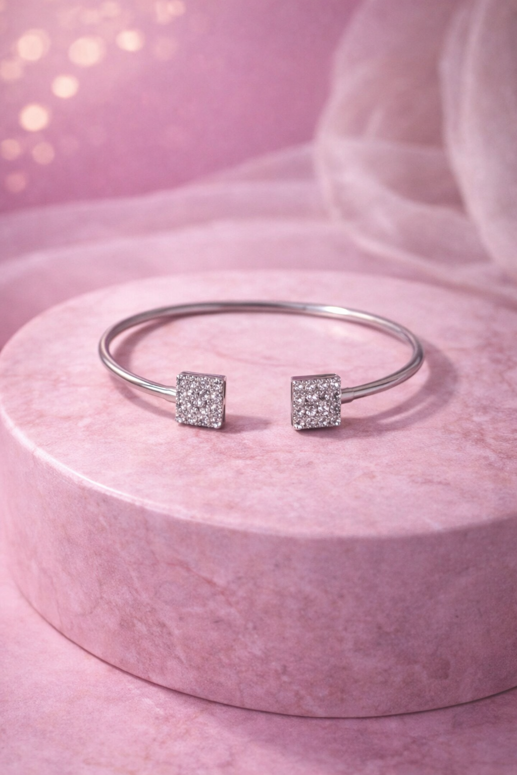 Radiance Crystal Open Cuff