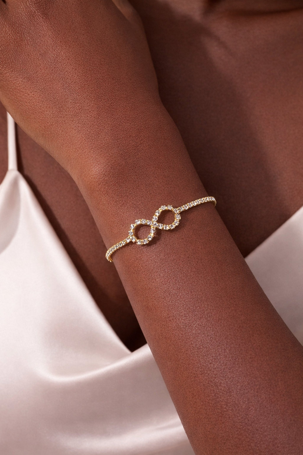 Infinity Halo Bracelet