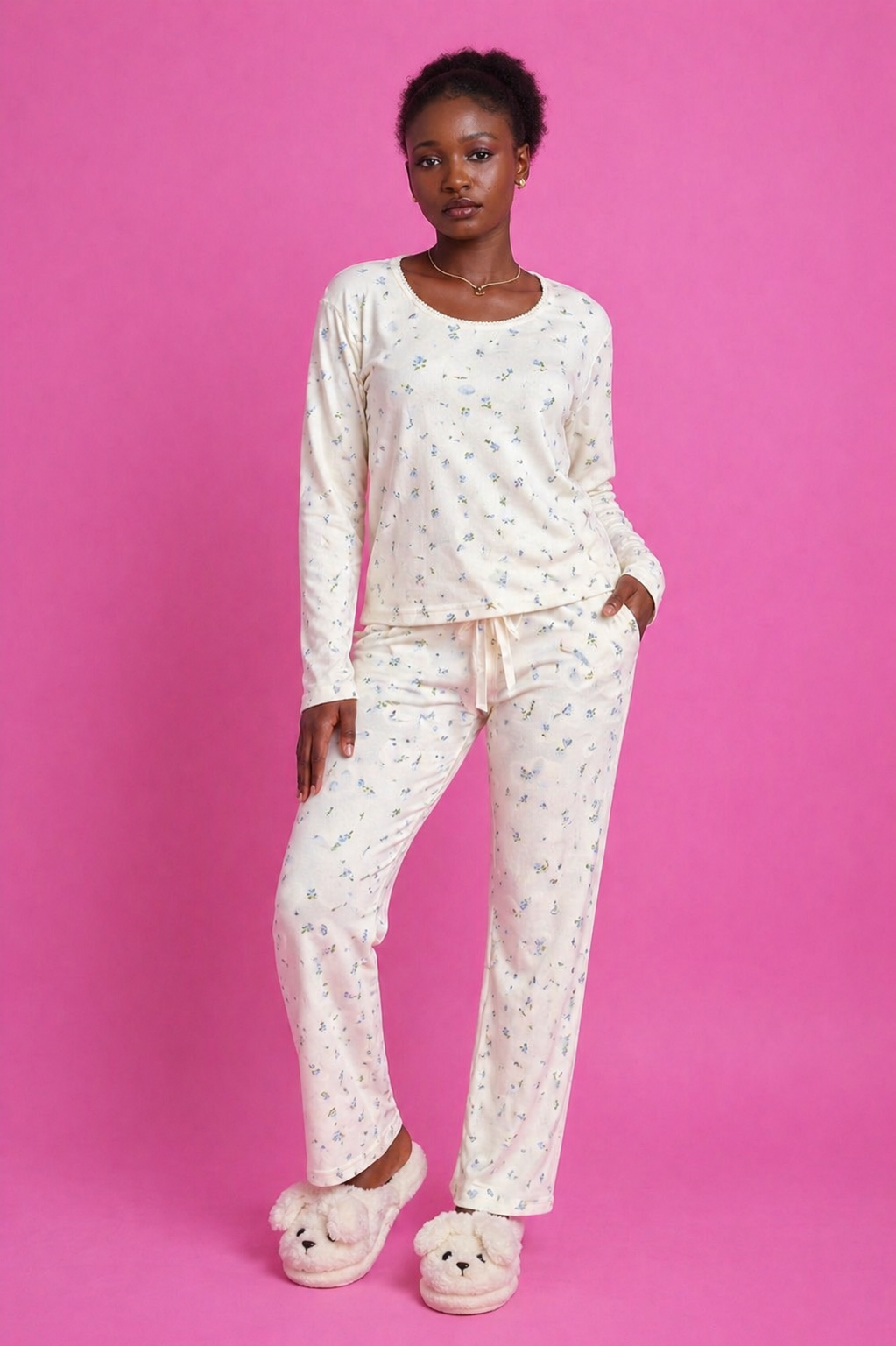 Soft Bloom Lounge Set